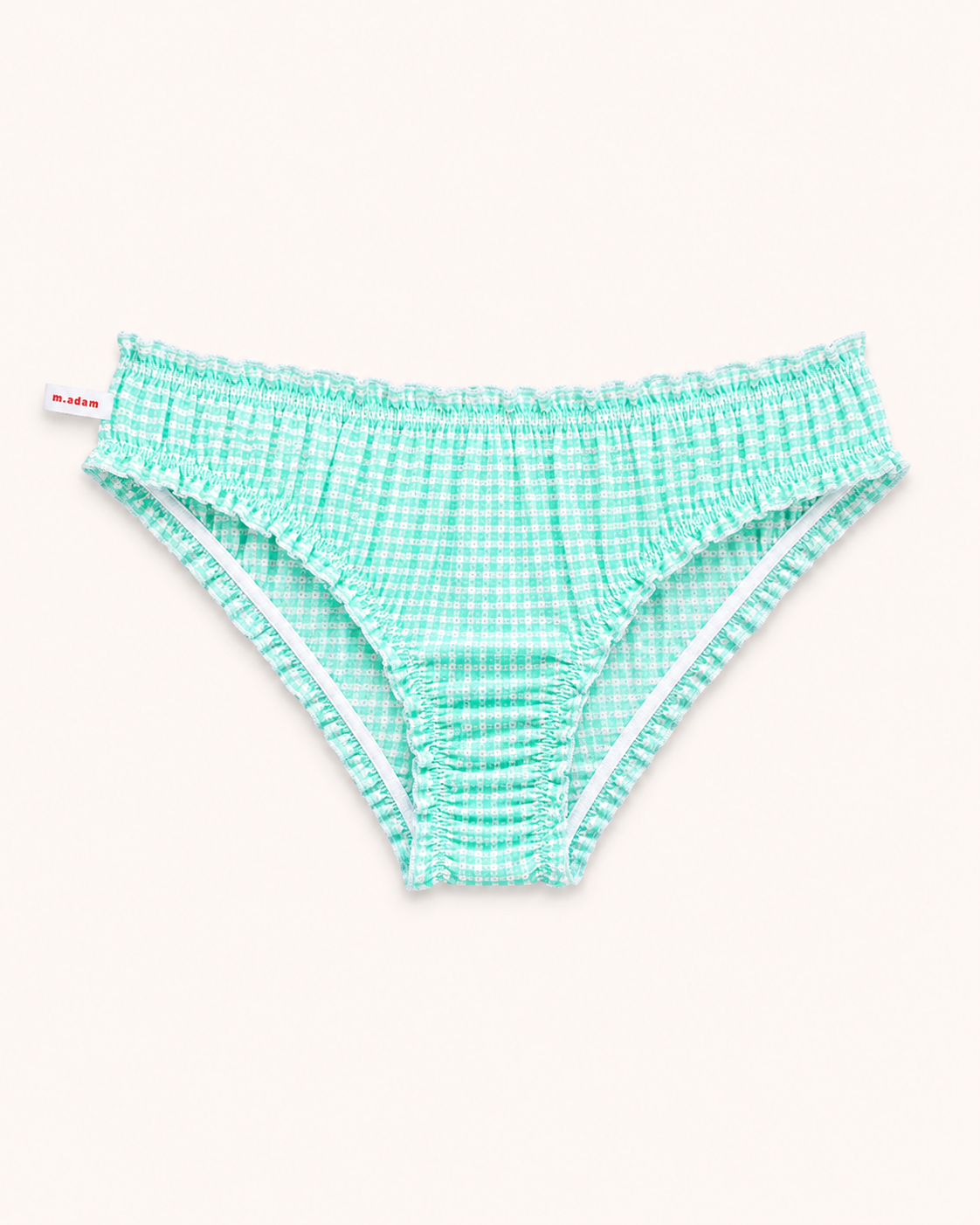 La Culotte en micro vichy vert