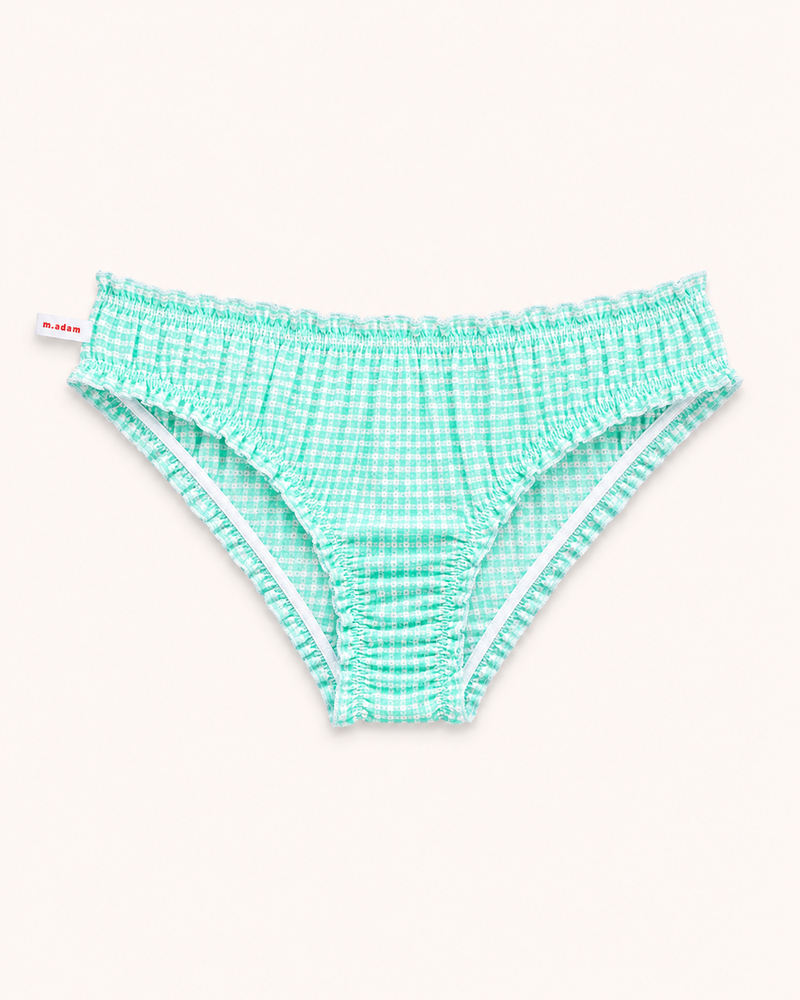 La Culotte en micro vichy vert