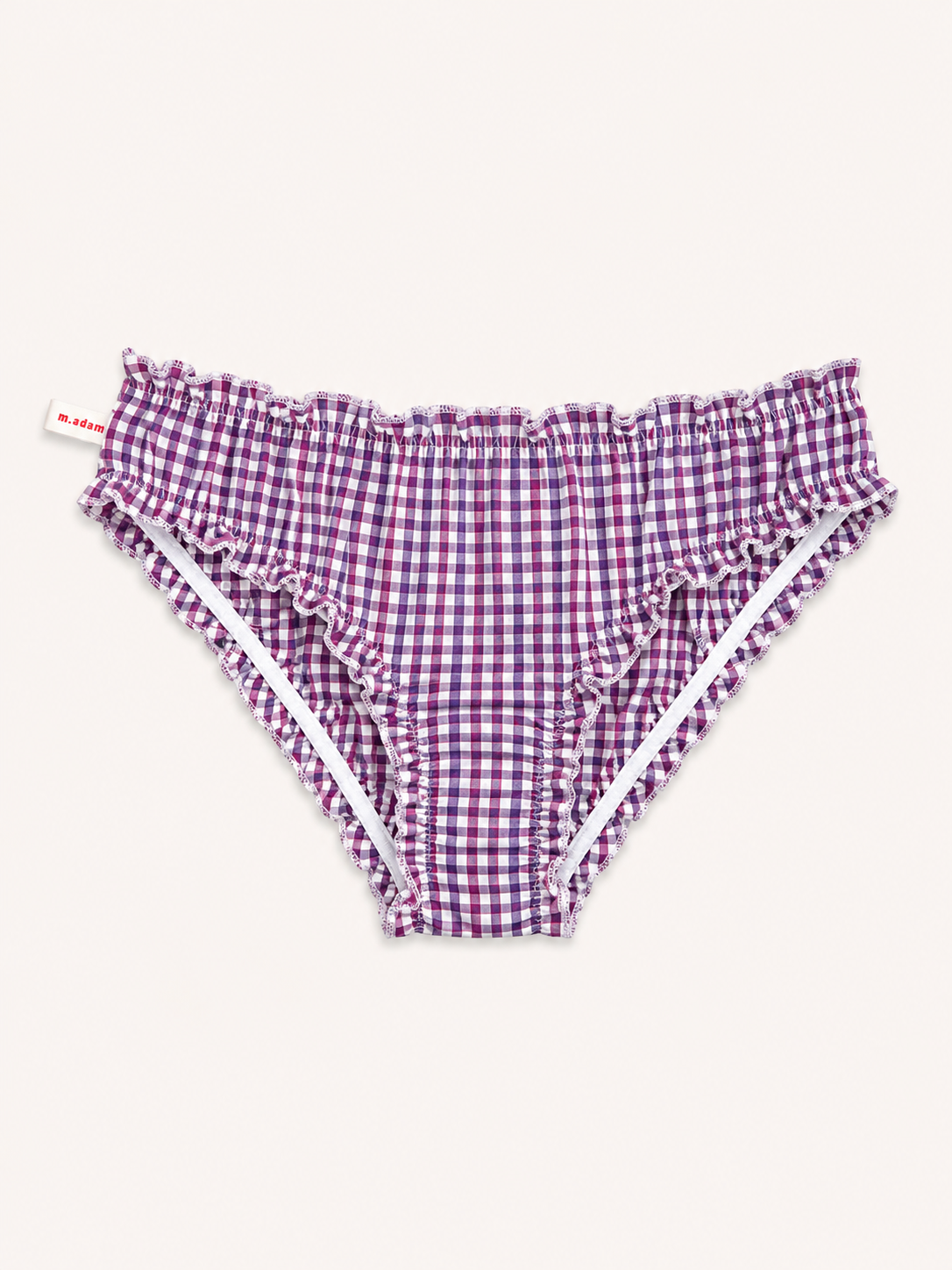 La Culotte en micro vichy violet