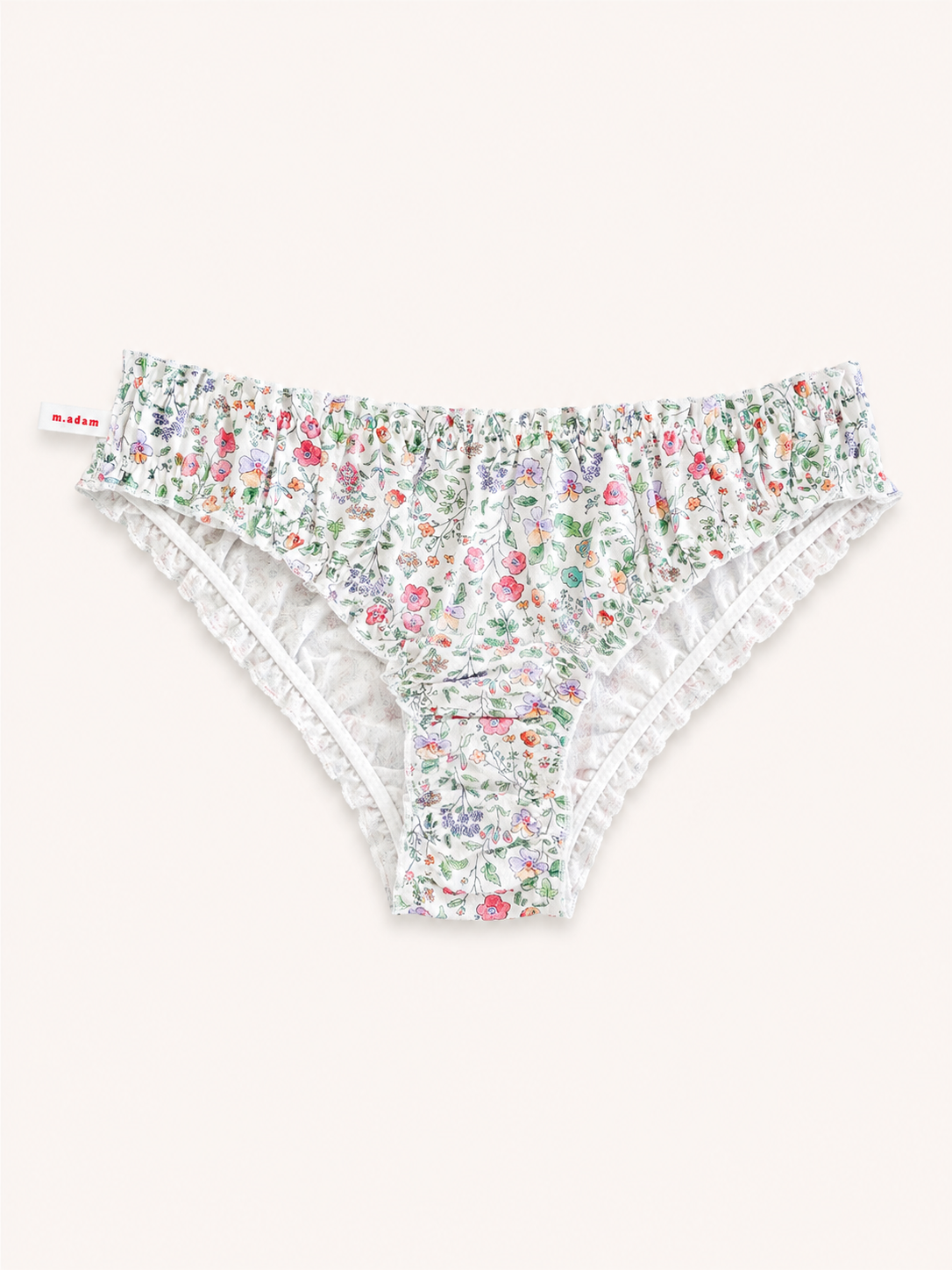 La Culotte en gaze de coton à fleurs