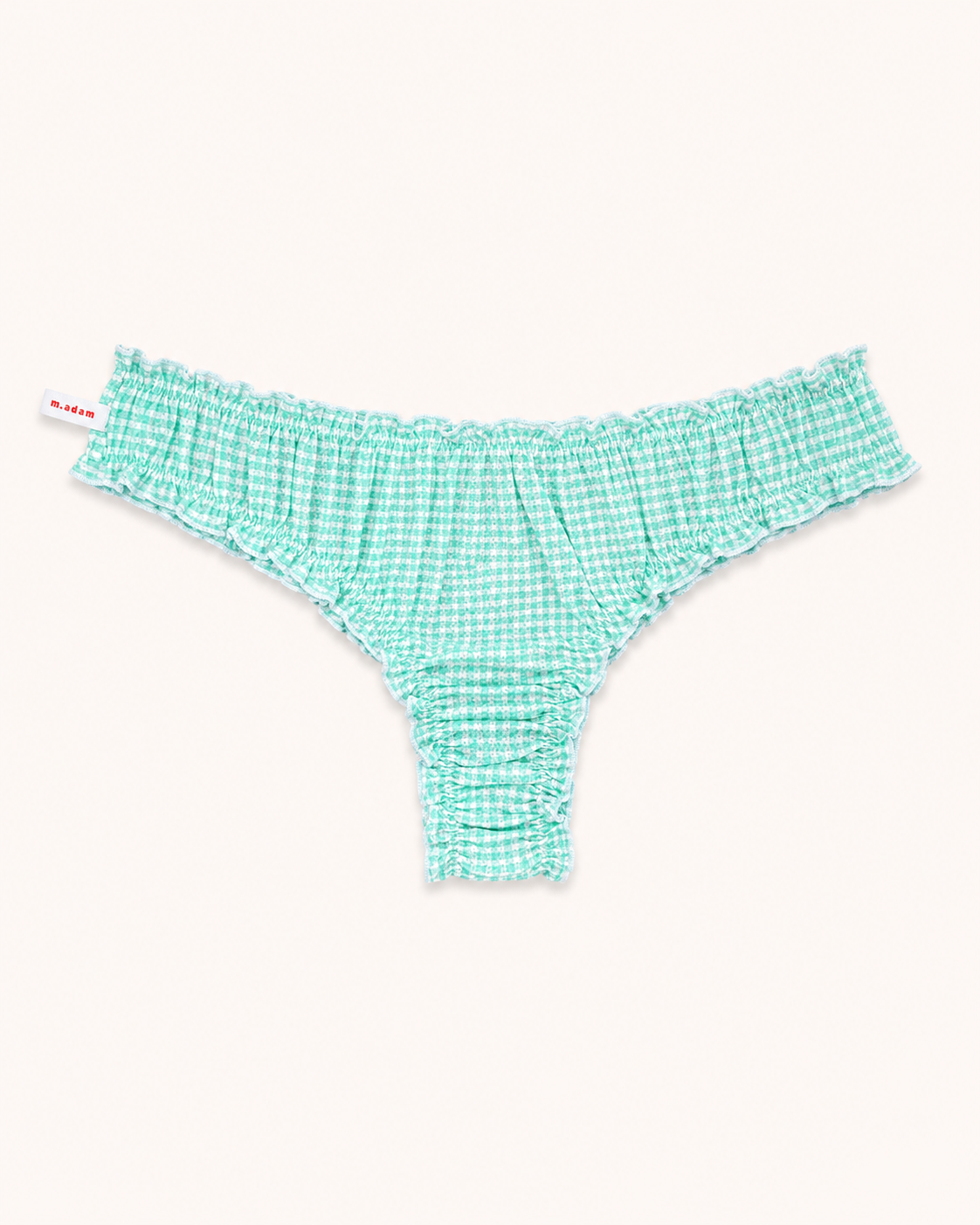 Le Tanga en micro vichy vert