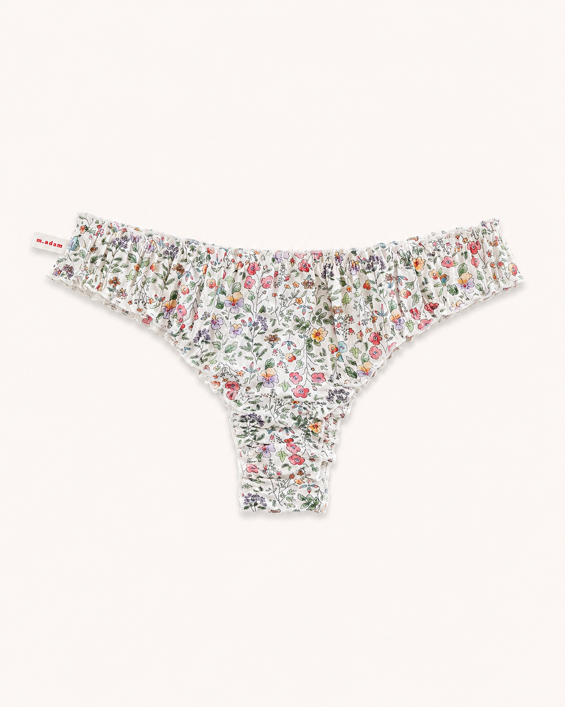 Le Tanga en gaze de coton à fleurs